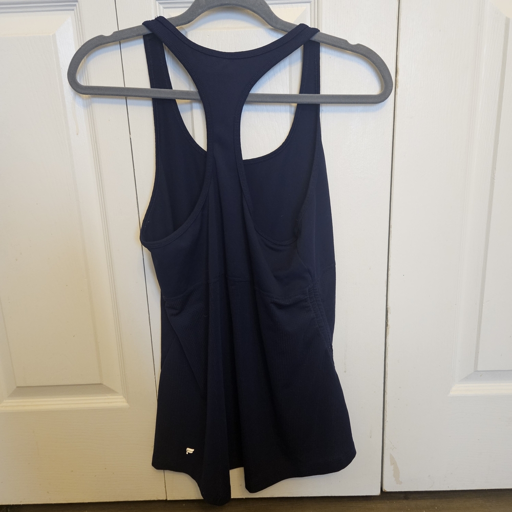 Fabletics Navy Racerback Tank Top - Picture 2 of 3